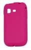 Magenta Hybrid Rubber Silicone Skin Back Case For Samsung Galaxy Pocket S5300 / Plus S5301 OEM